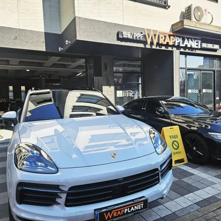 🚗 포르쉐 카이엔 크레용랩핑 완성! 고광택 브라이트그레이 전체랩핑 후기! 랩플래닛 / 김포시 마산동