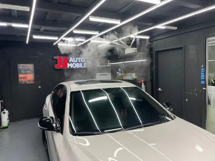 인피니티 Q50 전체랩핑 크롬죽이기 에이버리 사틴블랙 시공 / 인천 서구