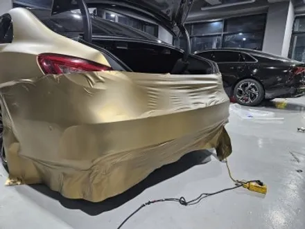 [랩플래닛]-김포랩핑 CLS63 AMG 전체랩핑 비닐프로그 사틴샴페인골드 / 김포시 마산동