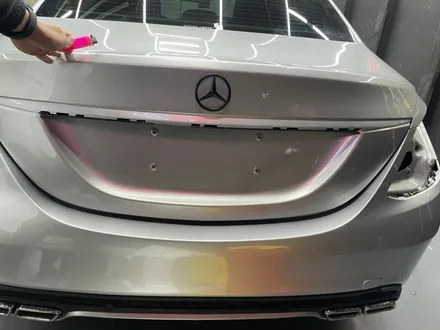 벤츠 c220d 전체랩핑 에이버리 사틴화이트 시공 / 인천 서구