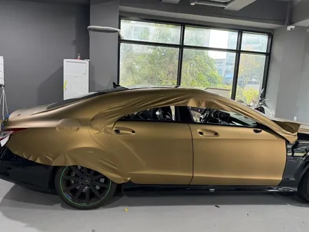 [랩플래닛]-김포랩핑 CLS63 AMG 전체랩핑 비닐프로그 사틴샴페인골드 / 김포시 마산동