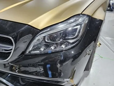 [랩플래닛]-김포랩핑 CLS63 AMG 전체랩핑 비닐프로그 사틴샴페인골드 / 김포시 마산동