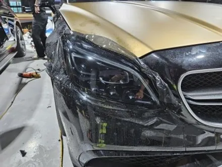 [랩플래닛]-김포랩핑 CLS63 AMG 전체랩핑 비닐프로그 사틴샴페인골드 / 김포시 마산동