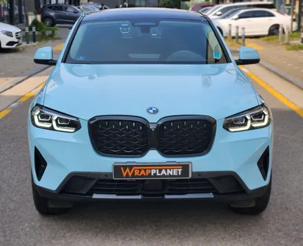 김포랩핑 BMW의 X4 글레이셔블루 전체랩핑 과정및 시공기 / 인천 서구