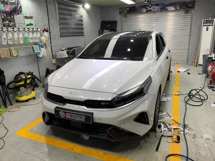 원주랩핑 2022 기아 K3 GT 크롬딜리트 & 스포일러 3M2080 블랙유광랩핑 / 원주시 반곡동
