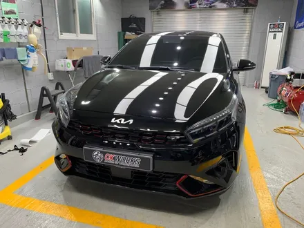 원주랩핑 기아 K3 GT 페이스리프트 전면 부분 크롬딜리트 / 원주시 반곡동
