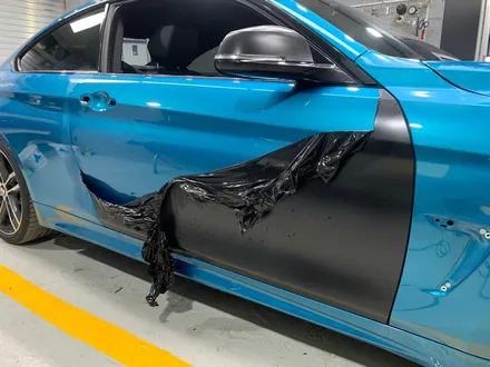 BMW 420i 쿠페 전체랩핑 제거_원주랩핑_원주자동차랩핑전문점 / 원주시 반곡동