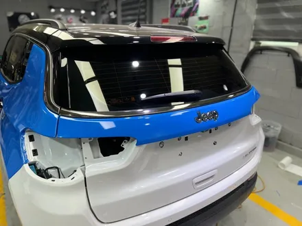 2022 지프 뉴 컴패스 인텐스블루 전체랩핑 시공기 / 원주시 반곡동