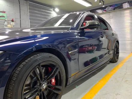 원주랩핑 BMW F30 320d (M룩개조) 에이버리슈프림 사틴블랙 전체랩핑 씨케이웍스 / 원주시 반곡동