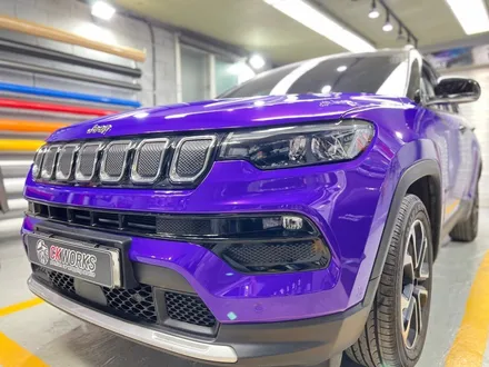 원주랩핑 JEEP 지프 컴패스 [3M 플럼 익스플로션] 전체랩핑 시공기. / 원주시 반곡동