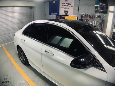 원주 벤츠c200 AMG Line 윈도우몰딩 크롬딜리트 / 원주시 반곡동