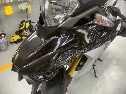 원주 오토바이 BMW G310GS 모델 카울손상 랩핑 / 원주시 반곡동