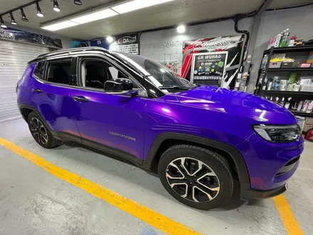 원주랩핑 JEEP 지프 컴패스 [3M 플럼 익스플로션] 전체랩핑 시공기. / 원주시 반곡동