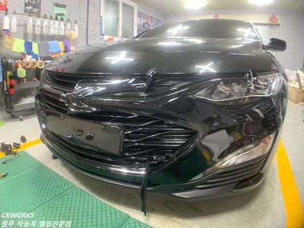 원주랩핑맛집 쉐보레 더뉴말리부 크롬죽이기랩핑시공_원주랩핑전문점씨케이웍스 / 원주시 반곡동