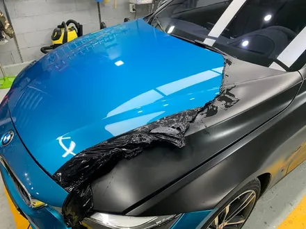 BMW 420i 쿠페 전체랩핑 제거_원주랩핑_원주자동차랩핑전문점 / 원주시 반곡동
