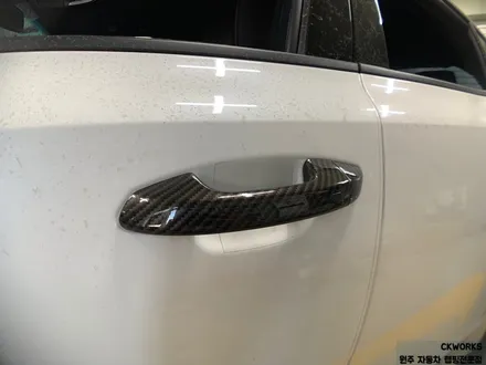 원주랩핑 기아 스팅어 도어손잡이 3m정품카본랩핑_씨케이웍스 / 원주시 반곡동
