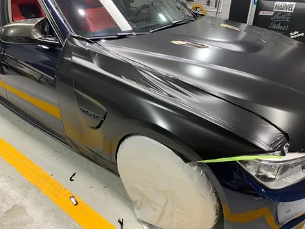 원주랩핑 BMW F30 320d (M룩개조) 에이버리슈프림 사틴블랙 전체랩핑 씨케이웍스 / 원주시 반곡동