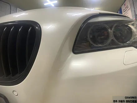 원주랩핑 BMW 520d(F10) 앞범퍼 사고보험수리 랩핑재시공_씨케이웍스 / 원주시 반곡동