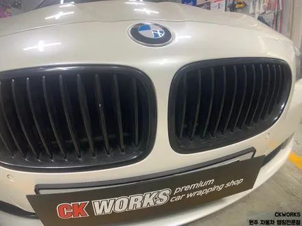 원주랩핑 BMW 520d(F10) 앞범퍼 사고보험수리 랩핑재시공_씨케이웍스 / 원주시 반곡동