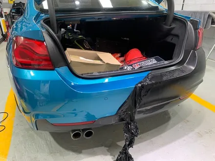 BMW 420i 쿠페 전체랩핑 제거_원주랩핑_원주자동차랩핑전문점 / 원주시 반곡동
