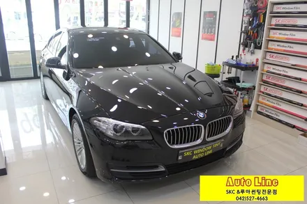 대전썬팅 F10 BMW520D  측후면 루마LDECONO 재시공~~!