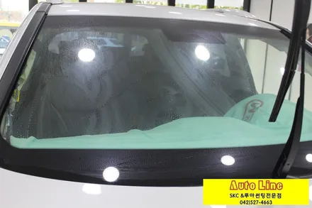 대전열차단썬팅 뉴쏘렌토R SK스킨케어 퍼팩트 전면썬팅