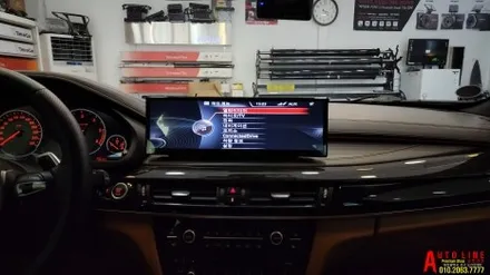 대전 BMW F16 X6 안드로이드올인원 모니터 14.9인치 인스톨