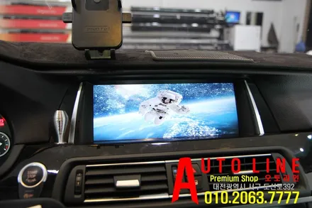 [대전안드로이드시공]BMW F10 528I 안드로이드모니터10.25인치 내비게이션 설치