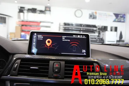 대전 BMW320D F30 10.25 안드로이드 올인원 내비게이션 설치