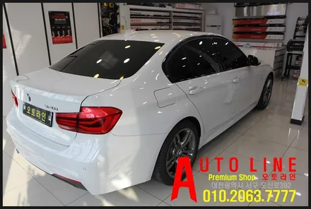 대전SKC썬팅 BMW3시리즈 320I신차  SK스킨케어 수퍼필름 작업기~~