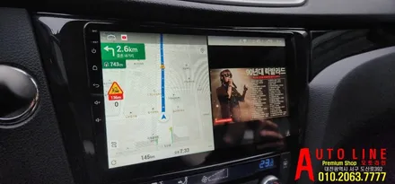 닛산 캐시카이 카나로X플러스 안드로이드 올인원 시공