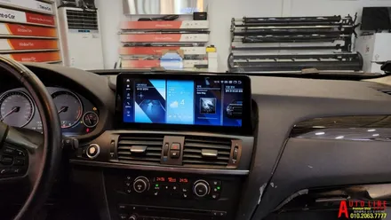 BMW F25 X3 안드로이드올인원 12.3인치 모니터 설치 순정모니터 고장 블랙아웃