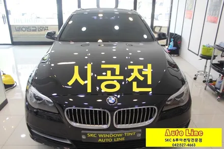 대전썬팅 F10 BMW520D  측후면 루마LDECONO 재시공~~!