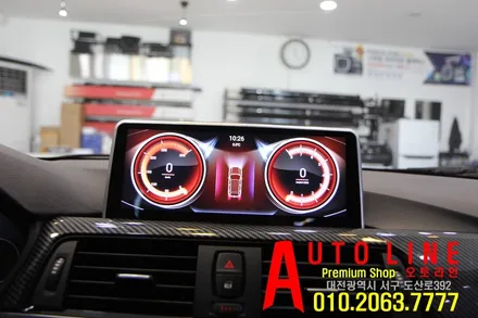 대전 BMW320D F30 10.25 안드로이드 올인원 내비게이션 설치