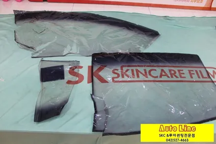 대전 모닝 전체썬팅, SKC 스페셜 필름으로 열차단+자외선 차단까지!
