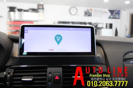 대전 BMW F26 X4원격시동 PKE/ 안드로이드올인원 10.25인치 설치시공