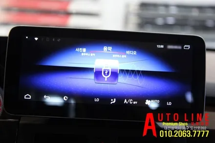 대전 벤츠GLK220 안드로이드올인원 모니터 LTE버젼 10.25인치 시공