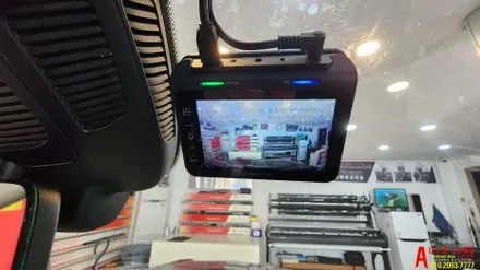 벤츠 GLE 350e 하이브리드  순정블랙박스 탈거후 아이나비QXD1플러스 및 에코파워팩 보조배터리 설치