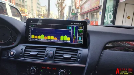 BMW F25 X3 안드로이드올인원 12.3인치 모니터 설치 순정모니터 고장 블랙아웃