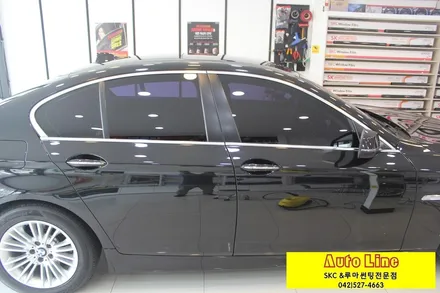 대전썬팅 F10 BMW520D  측후면 루마LDECONO 재시공~~!