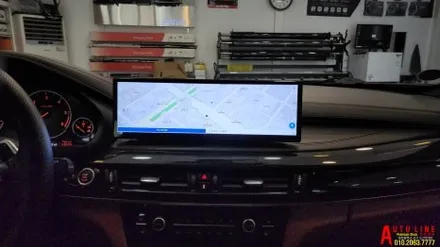 대전 BMW F16 X6 안드로이드올인원 모니터 14.9인치 인스톨
