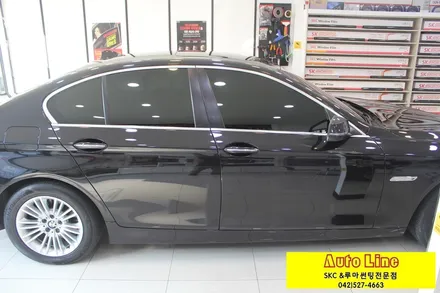 대전썬팅 F10 BMW520D  측후면 루마LDECONO 재시공~~!