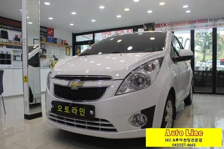 쉐보레 스파크 대전 오토라인에서 SKC 마스터즈 전체썬팅!!