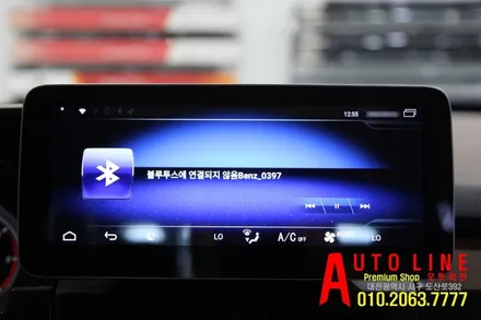 대전 벤츠GLK220 안드로이드올인원 모니터 LTE버젼 10.25인치 시공