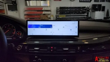 대전 BMW F16 X6 안드로이드올인원 모니터 14.9인치 인스톨