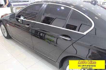 대전썬팅 F10 BMW520D  측후면 루마LDECONO 재시공~~!