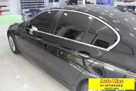 대전썬팅 F10 BMW520D  측후면 루마LDECONO 재시공~~!