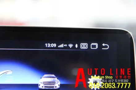 대전 벤츠A200 W176 10.25인치 안드로이드 모니터 인스톨