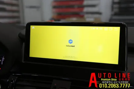 대전 bmw x4 EVO시스템 안드로이드 올인원 10.25인치 시공