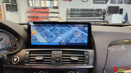 BMW F25 X3 안드로이드올인원 12.3인치 모니터 설치 순정모니터 고장 블랙아웃